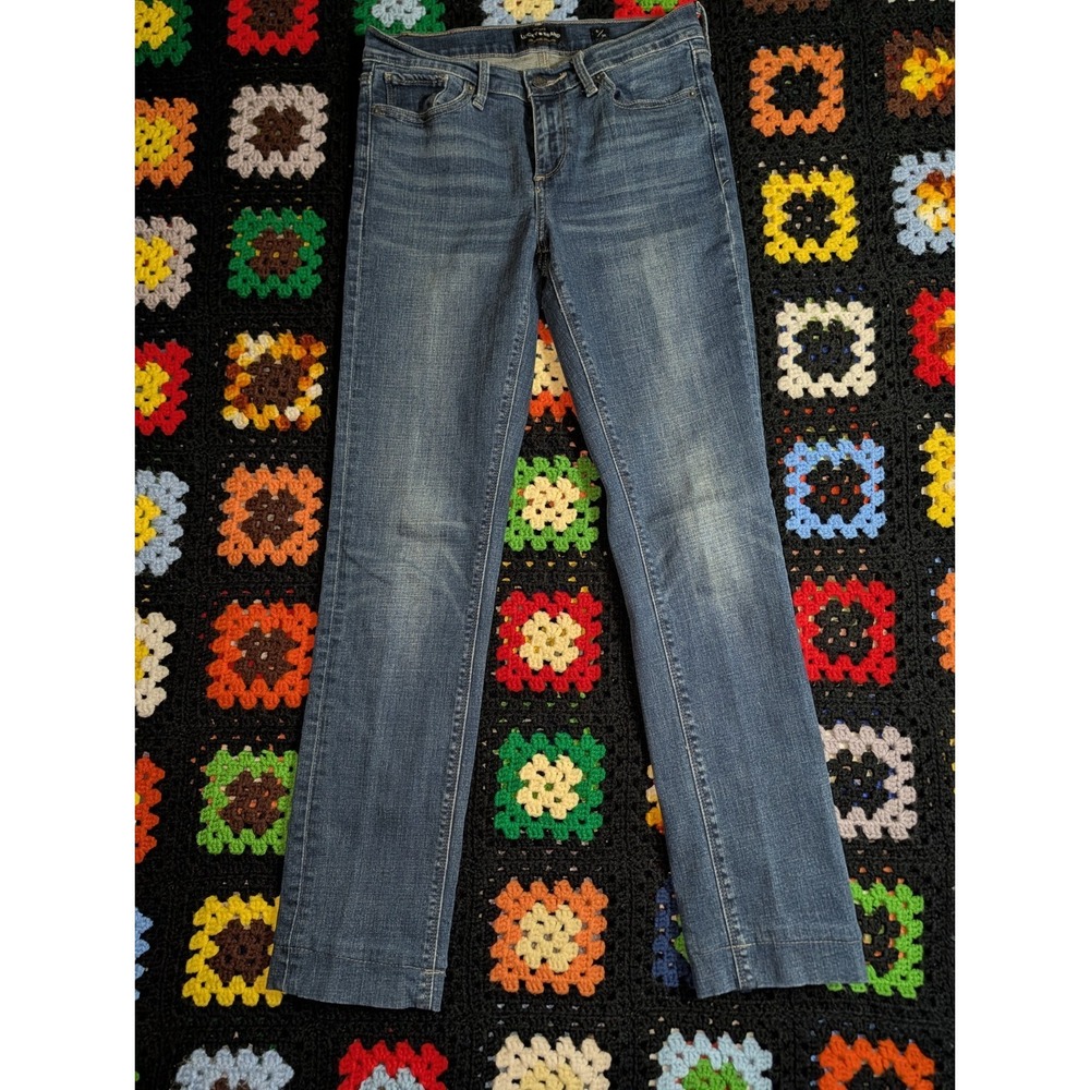 Lucky‎ Brand Brooke Straight Stretch Jeans Fading Women's 6/28 30 Waist